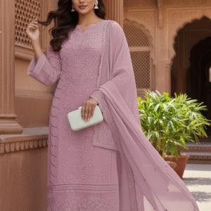 Elegant Casual Wear Salwar Suit Un-Stitched
