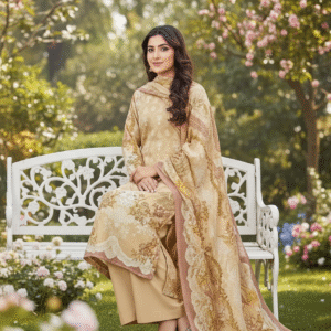 Pashmina Winter Designers Suit Un-Stitched